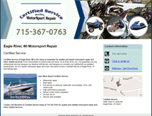 Tablet Screenshot of certifiedmotorsports.com